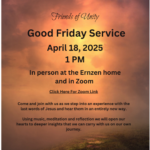 friends of unity good friday service